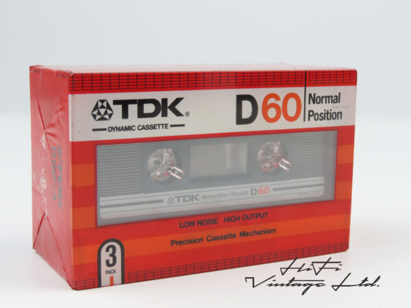 TDK D60 3-pack cassettes