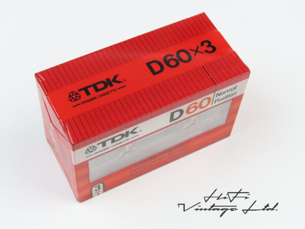 TDK D60 3-pack cassettes