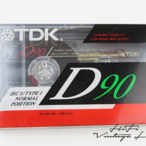 TDK D90 cassettes