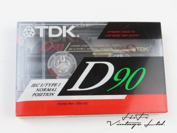 TDK D90 cassettes