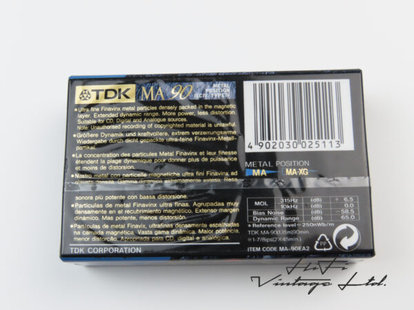 TDK MA90 2-pack cassettes