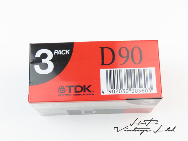 TDK D90 3-pack cassettes