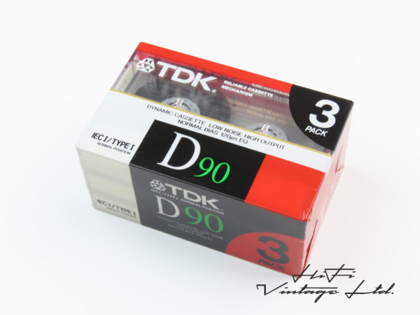 TDK D90 3-pack cassettes