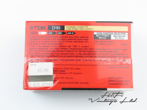 TDK D90 3-pack cassettes