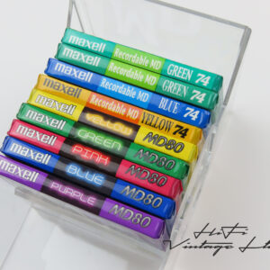 Maxell colourful 10 recordable minidiscs