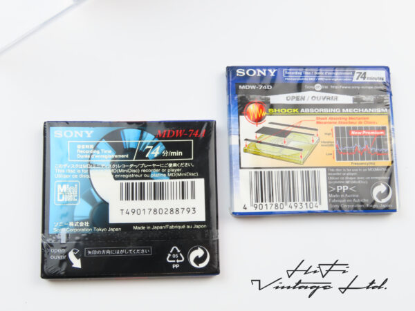 Sony MDW-74A & Sony MDW-74D minidisks