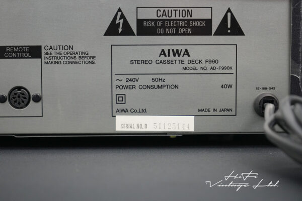 Aiwa AD-F990 Cassette Deck