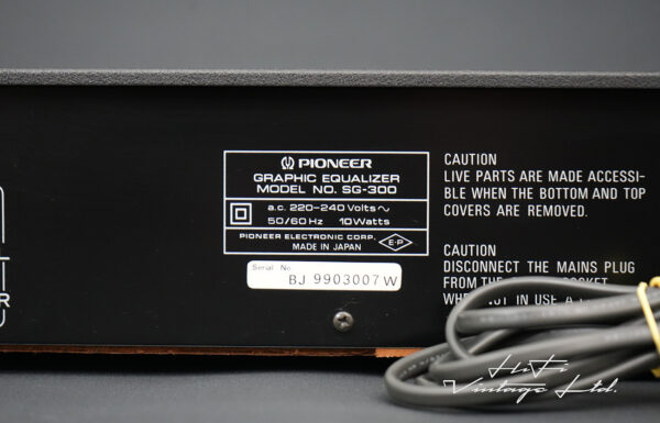 Pioneer SG-300 7-band Stereo Graphic Equalizer