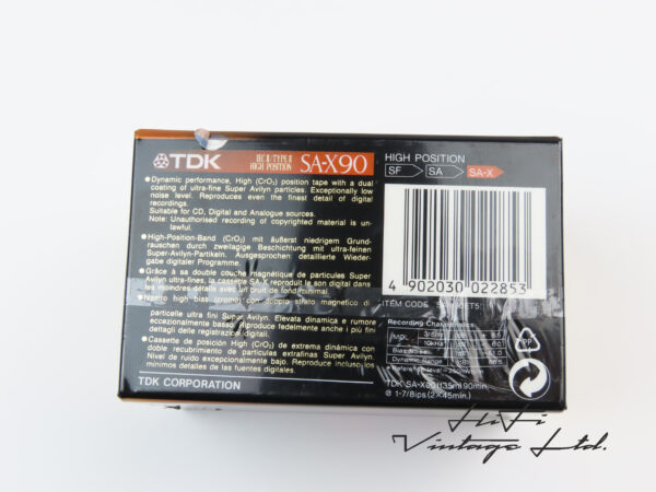 TDK SA-X90 5-pack cassettes