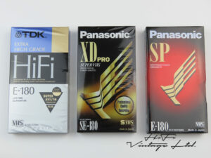 TDK/Panasonic various VHS cassettes