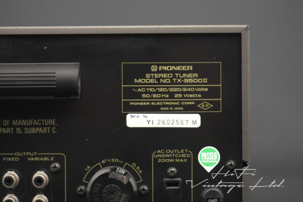 Pioneer TX-9500 II Tuner