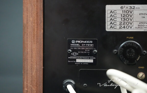 Pioneer CT-F9191 2-head Cassette Deck