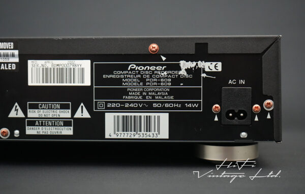 Pioneer PDR-609 CD Recorder