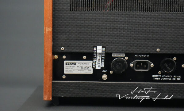 Teac A-2300SX Stereo Reel-to-Reel Tape Recorder.