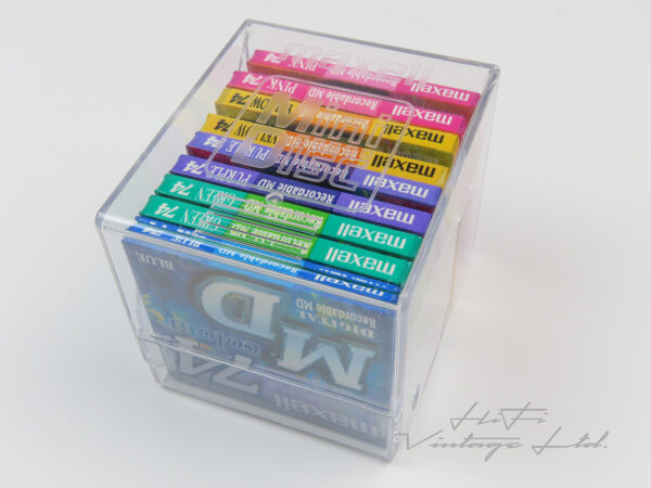 Maxell 74 colourful 9 minidiscs