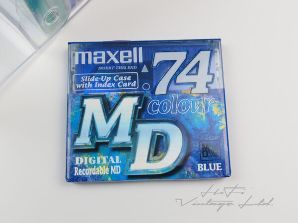 Maxell 74 colourful 9 minidiscs