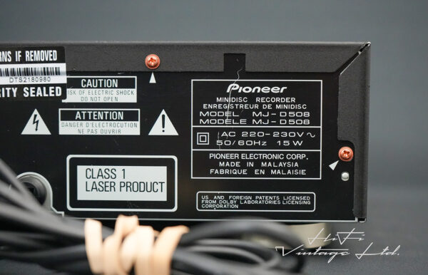Pioneer MJ-D508 Minidisc