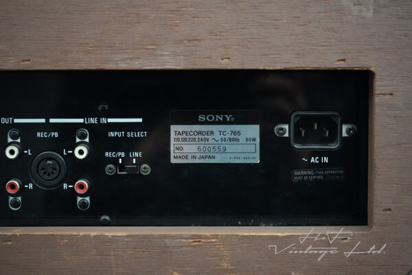 Sony TC-765 Tape Recorder