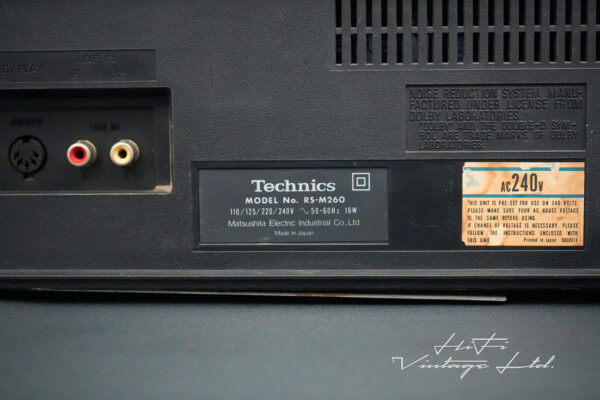 Technics RS-M260 3-head Cassette Deck