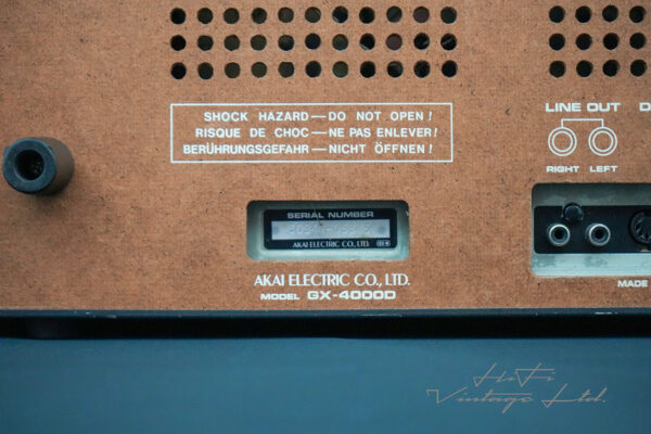 Akai GX-4000D Reel to Reel Tape Recorder