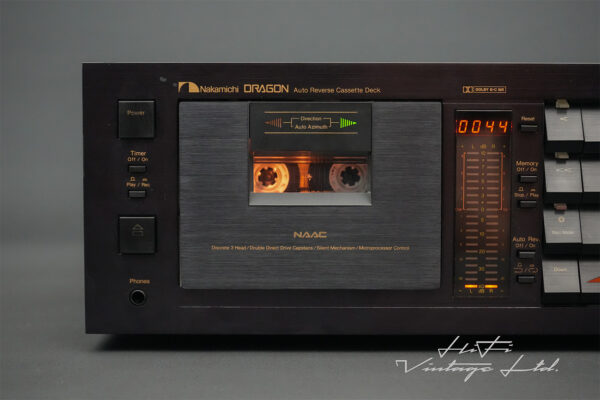 Nakamichi Dragon 3-Head Auto Reverse Cassette Deck.