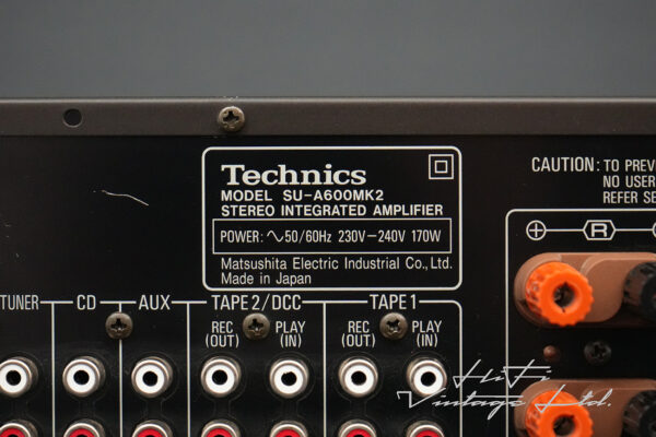 Technics SU-A600 MKII Amplifier