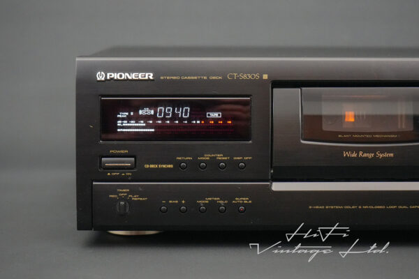 Pioneer CT-S830S 3-head Stereo Cassette Deck.