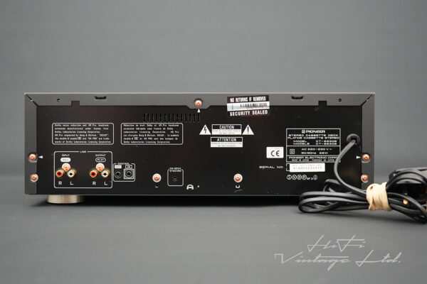 Pioneer CT-S830S 3-head Stereo Cassette Deck.
