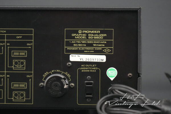 Pioneer SG-9500 Equalizer