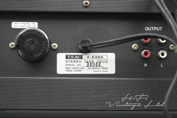 Teac A-6300 Stereo Reel-to-Reel Tape Recorder