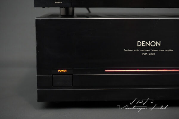 Denon POA-2200 Power Amplifier & Denon PRA-1100 Preamplifier set