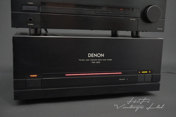 Denon POA-2200 Power Amplifier & Denon PRA-1100 Preamplifier set