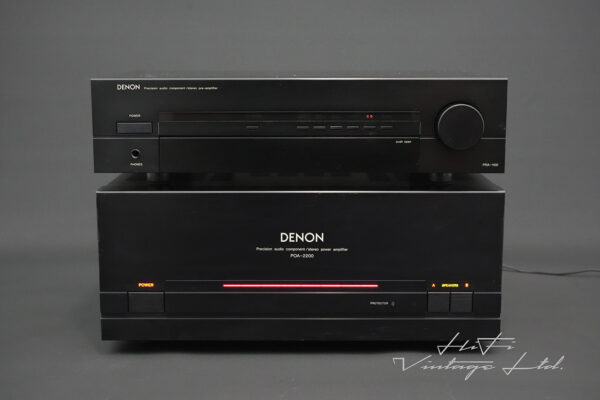 Denon POA-2200 Power Amplifier & Denon PRA-1100 Preamplifier set