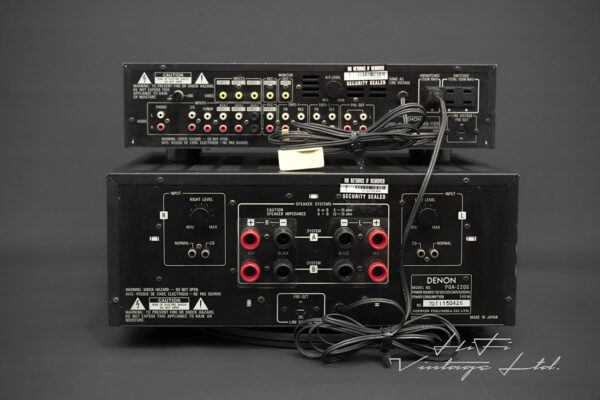 Denon POA-2200 Power Amplifier & Denon PRA-1100 Preamplifier set