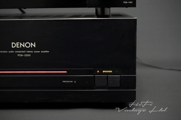 Denon POA-2200 Power Amplifier & Denon PRA-1100 Preamplifier set