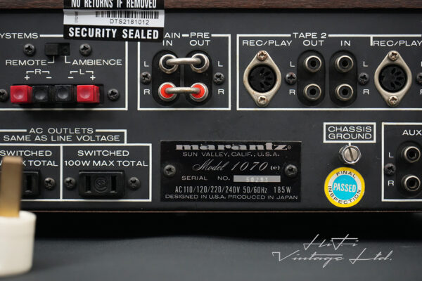 Marantz Model 1070 Amplifier