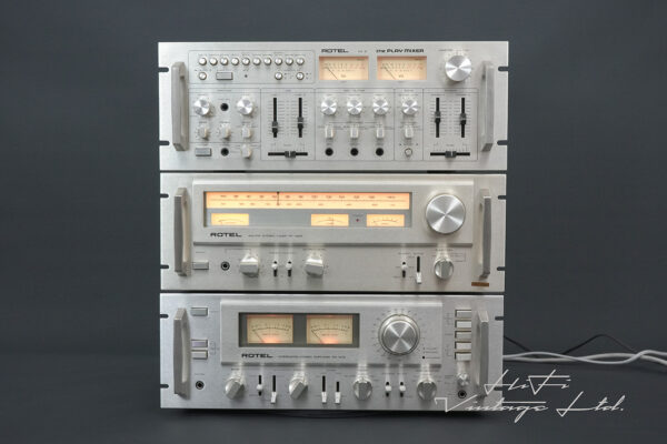 Rotel RA-1312 Stereo Amplifier with Rotel RT-1025 Tuner & Rotel RZ-8 the Play Mixer