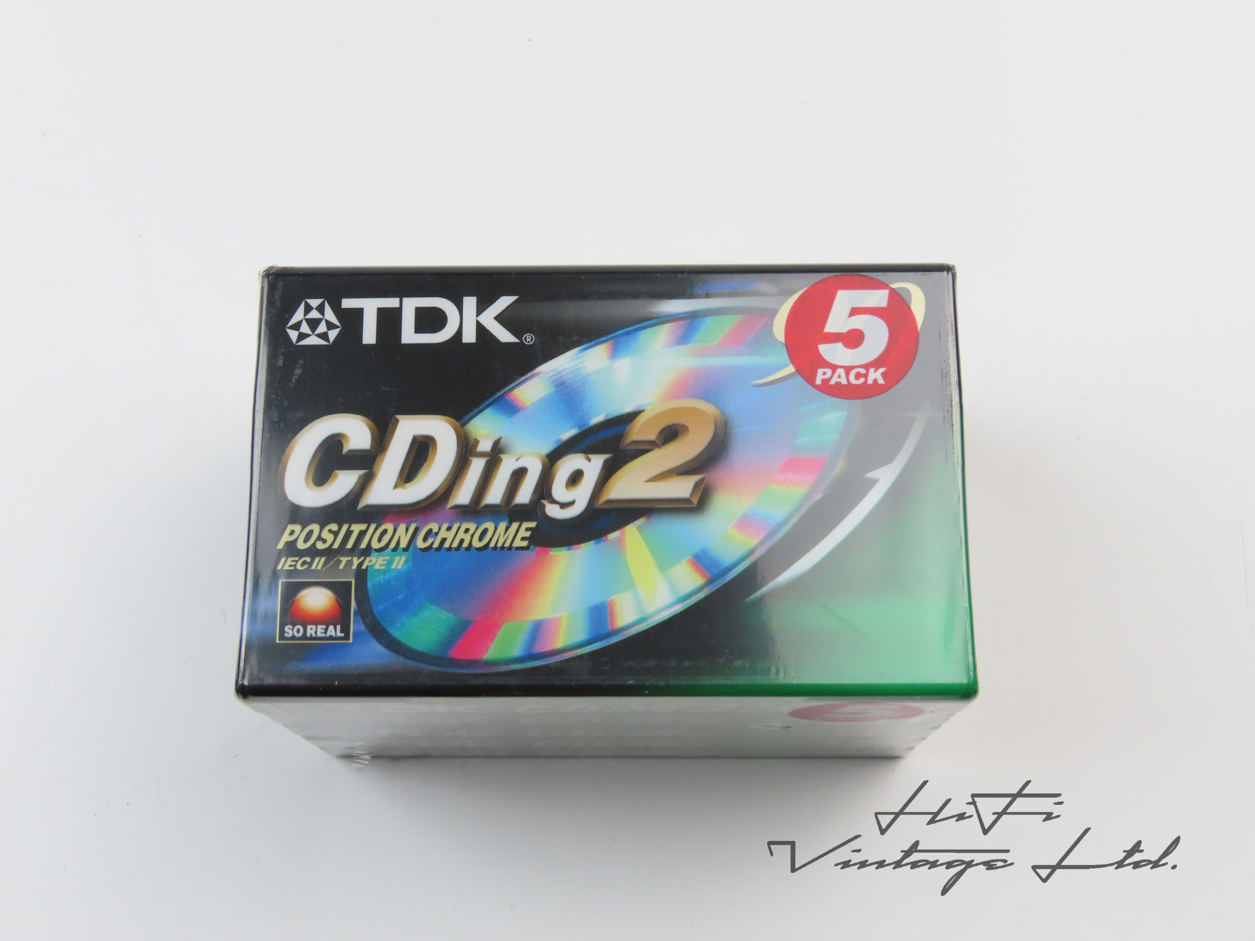 TDK CDing2 90 5-pack cassette