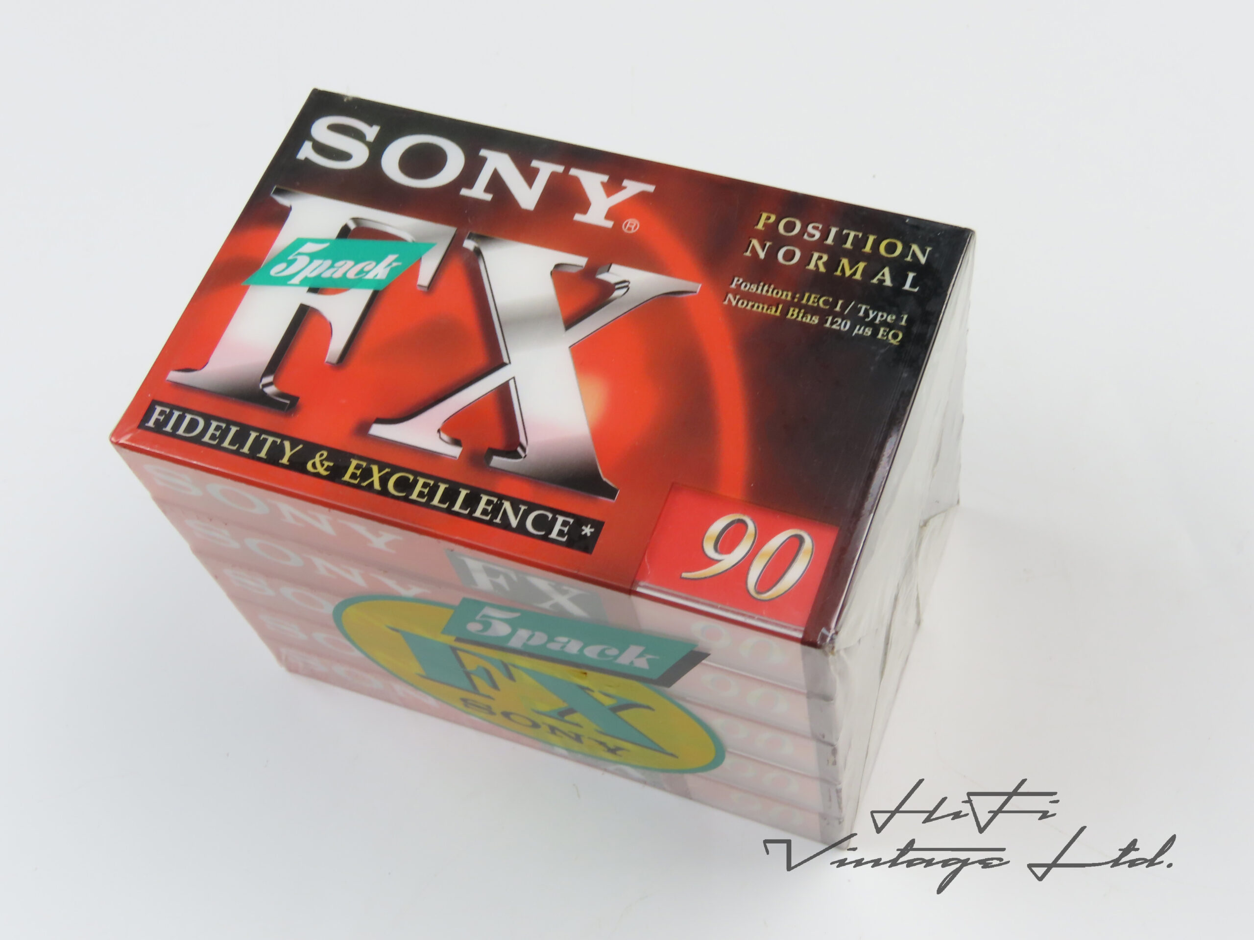 Sony FX90 5-pack cassettes