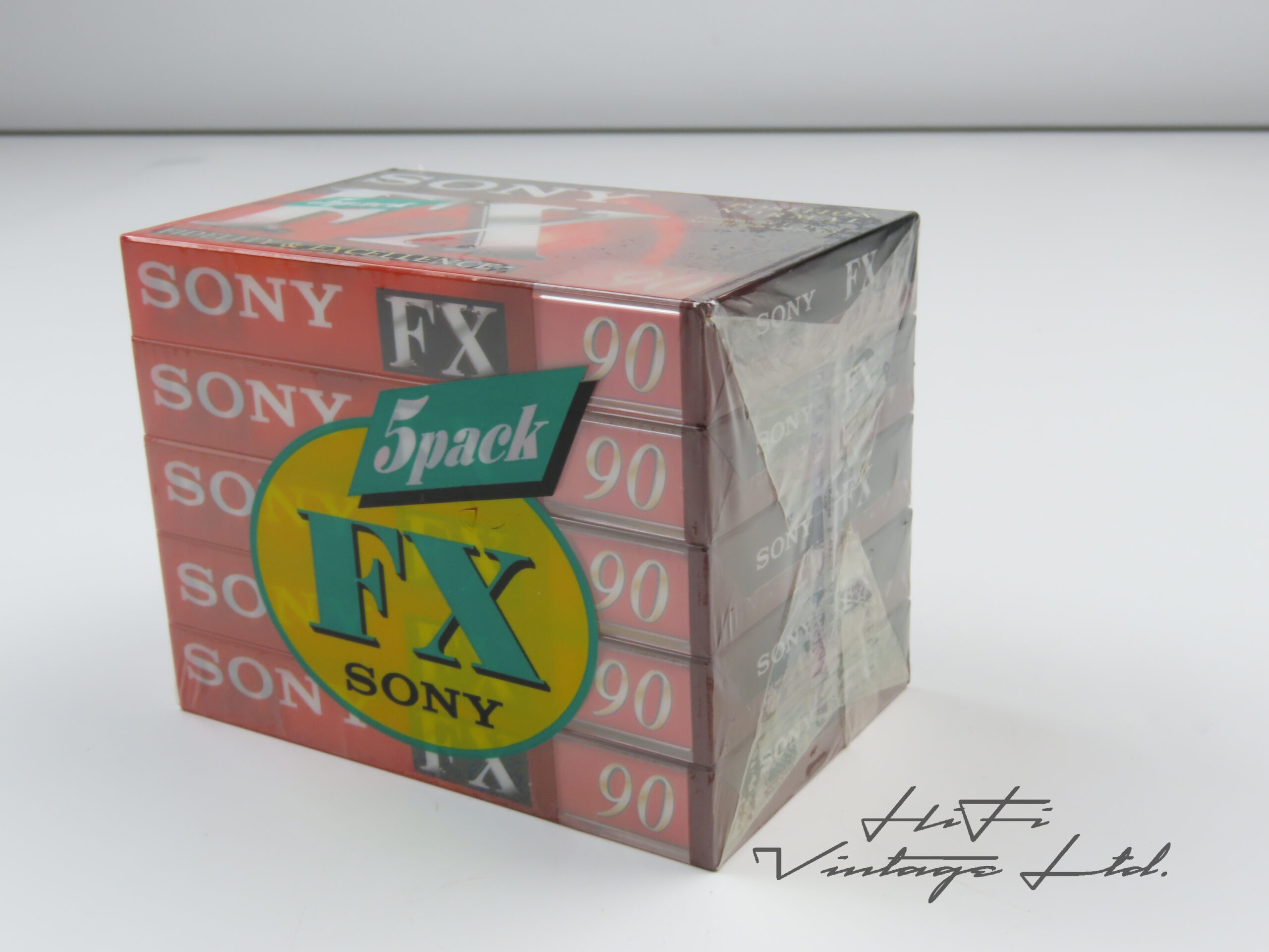 Sony FX90 5-pack cassettes
