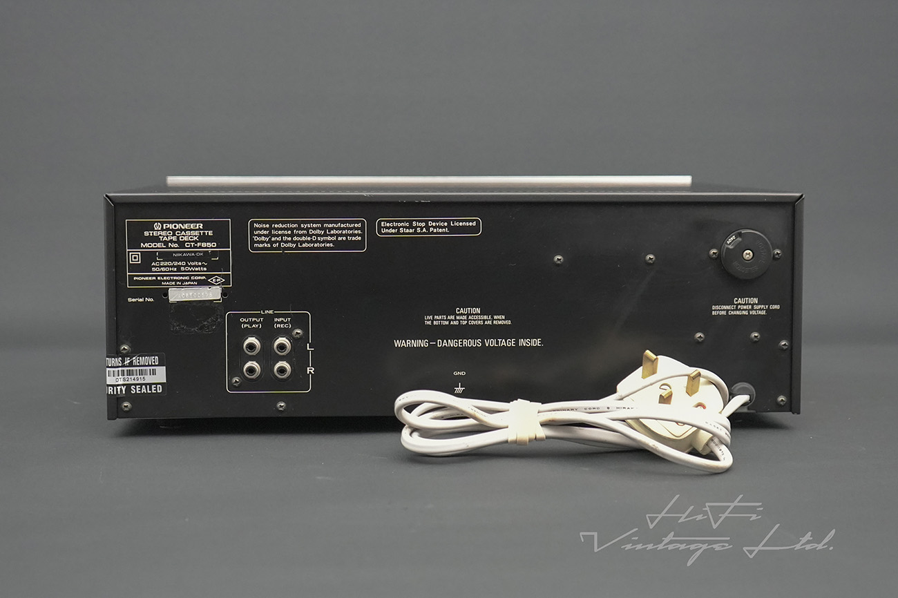 Pioneer CT-F850 Cassette Deck