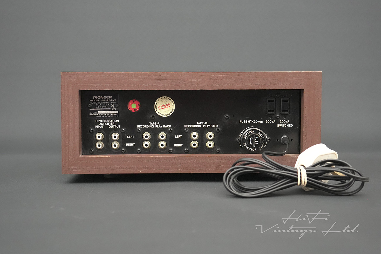 Pioneer SR-202W Reverberation