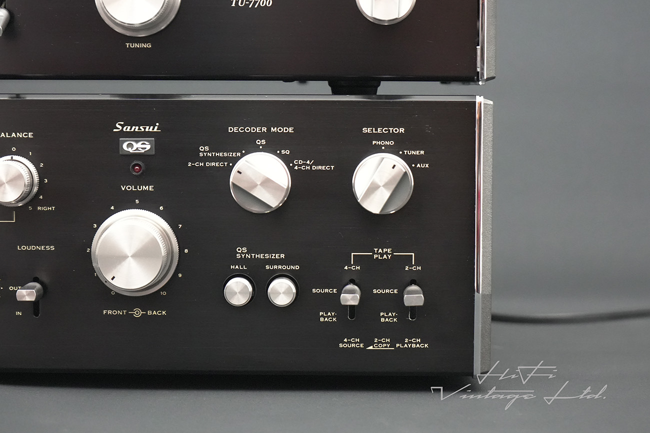 Sansui QA-6000 Amplifier & Sansui TU-7700 Tuner.