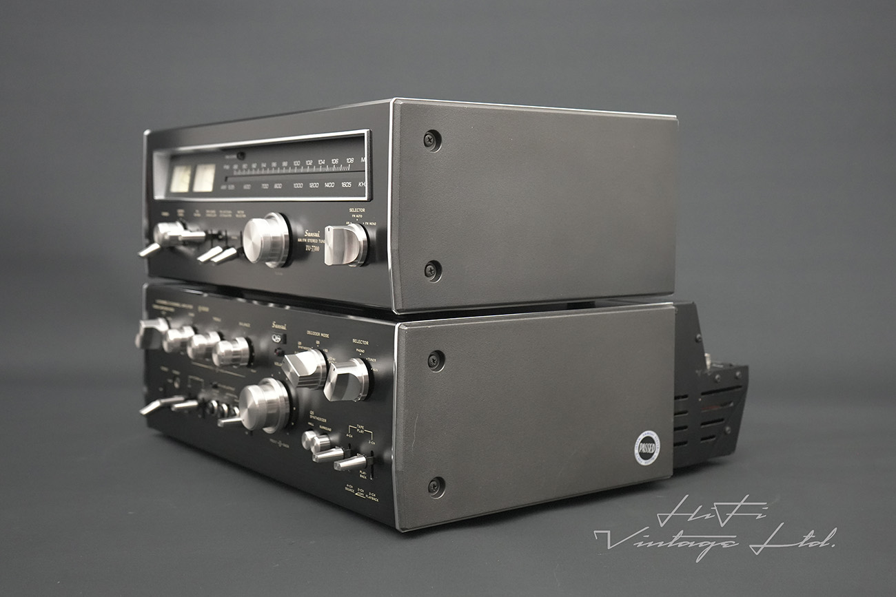 Sansui QA-6000 Amplifier & Sansui TU-7700 Tuner.