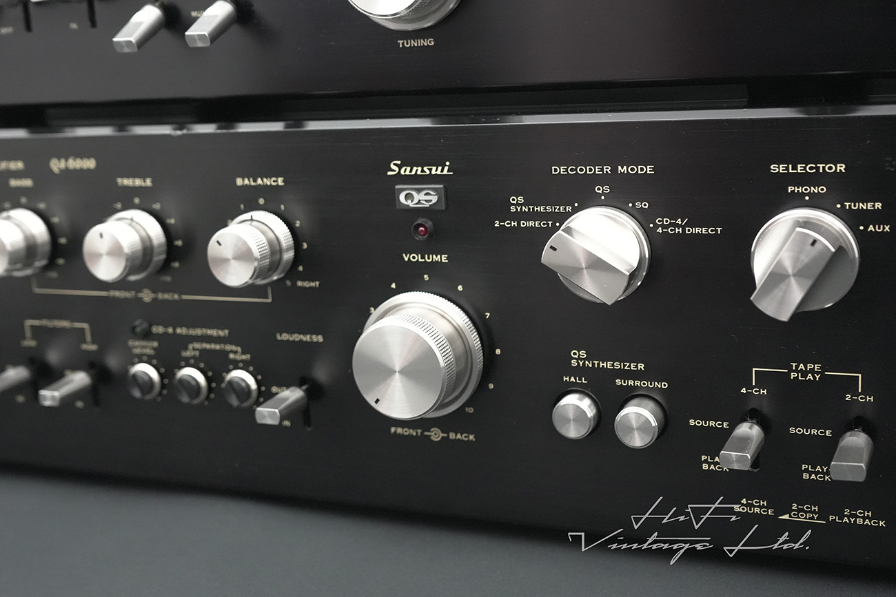 Sansui QA-6000 Amplifier & Sansui TU-7700 Tuner.