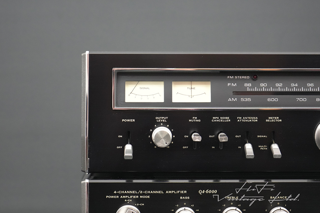 Sansui QA-6000 Amplifier & Sansui TU-7700 Tuner.