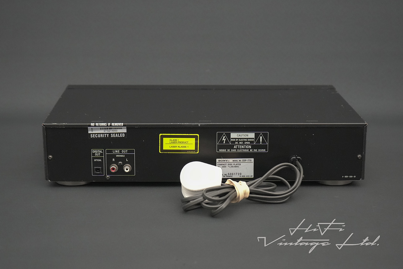 Sony CDP-770 CD Player
