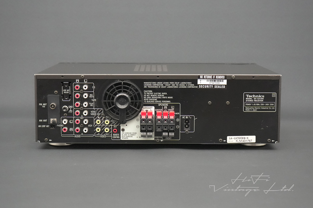 Technics SA-GX390 AV Receiver