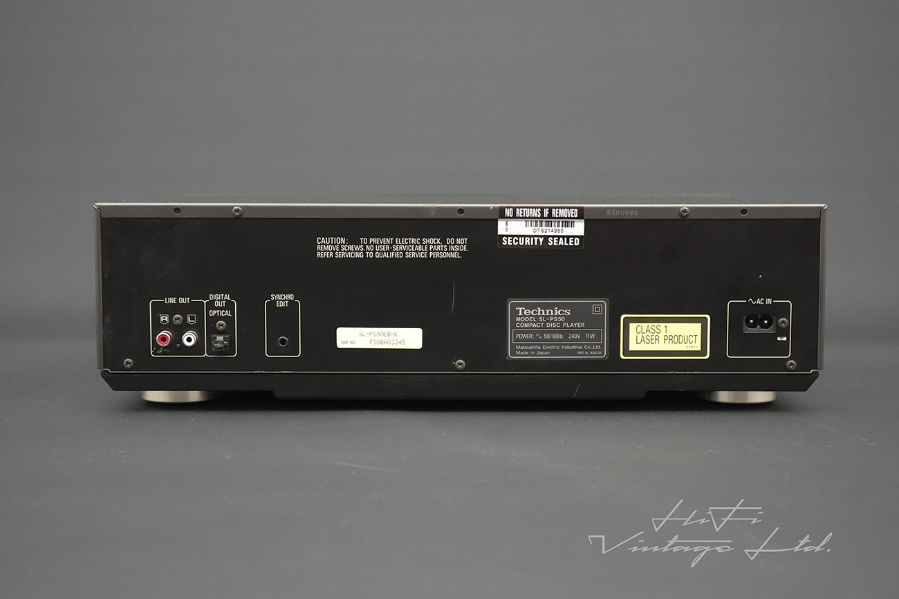 Technics SP-PS50 CD Player