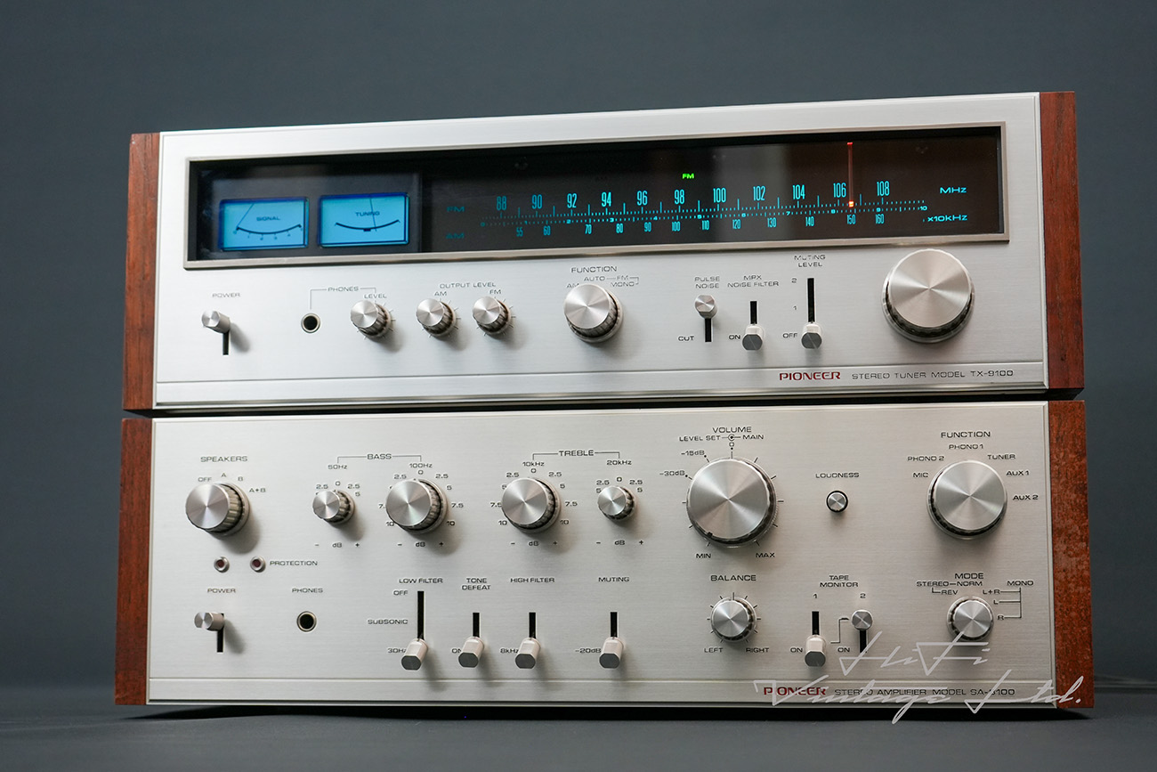Pioneer SA-8100 Amplifier & Pioneer TX-9100 Tuner